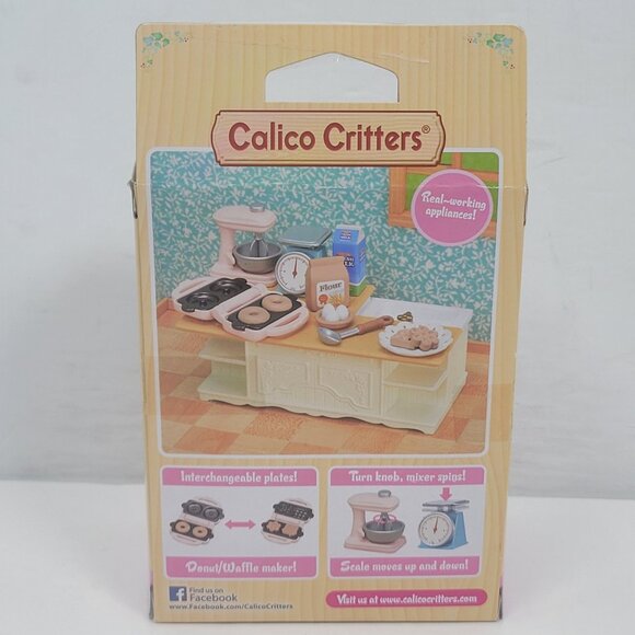 Calico Critters Kitchen Island Set With Accessories USED - Picture 2 of 6